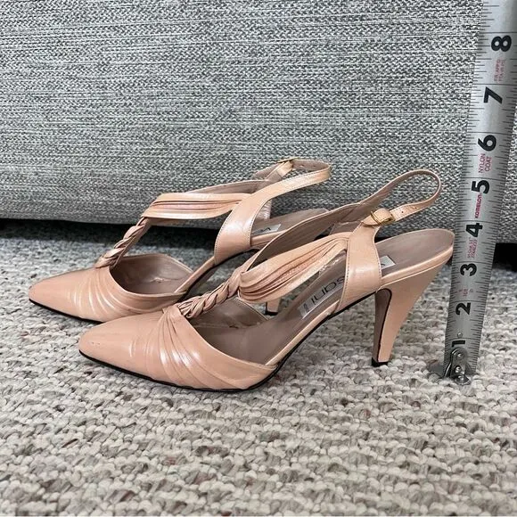 Versani Vintage Leather Dress Heels