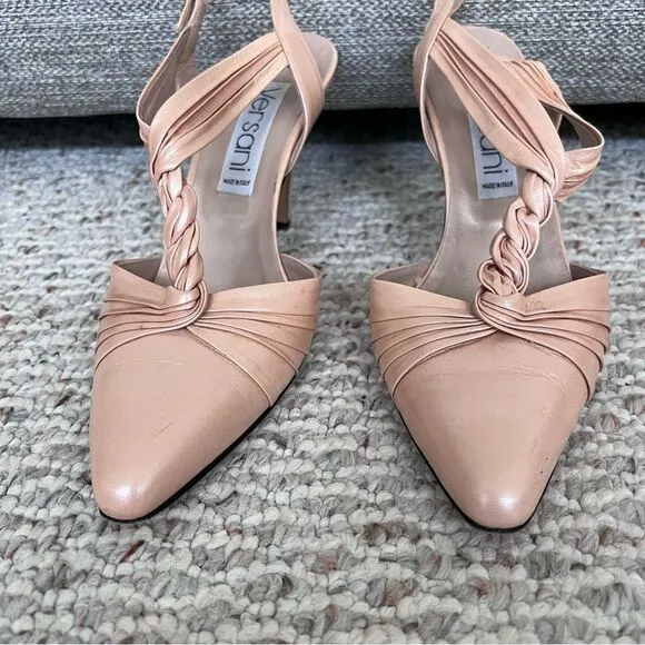 Versani Vintage Leather Dress Heels