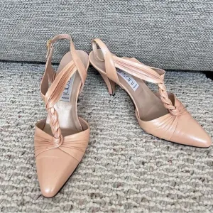 Versani Vintage Leather Dress Heels