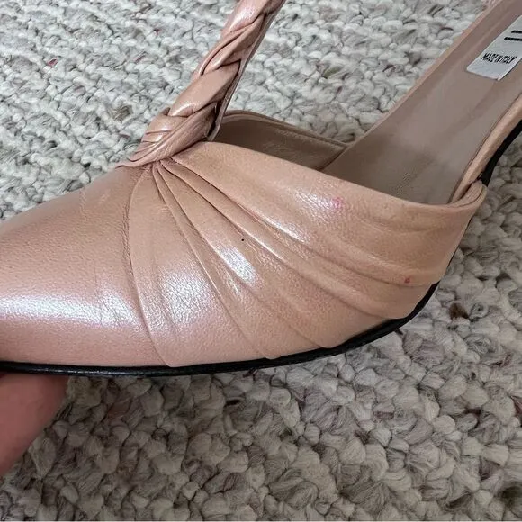 Versani Vintage Leather Dress Heels
