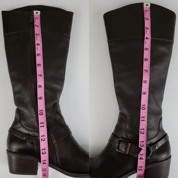 Vince Camuto Brunah Tall Leather Boot Size 6.5