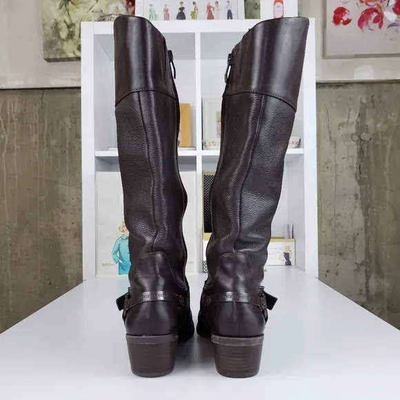 Vince Camuto Brunah Tall Leather Boot Size 6.5