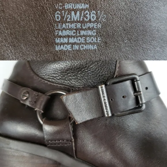 Vince Camuto Brunah Tall Leather Boot Size 6.5