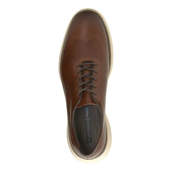 VINCE CAMUTO Mens Brown Eyelet Wingtip Oxford Talmai Wedge Sneakers Shoes 11.5 M