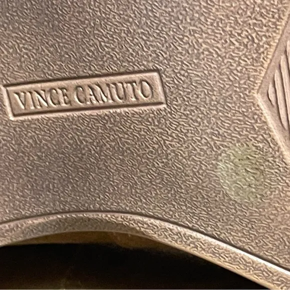 Vince Camuto Women's Kortimy Nutmeg Water Repellent Suede Mid Shaft Boots 7