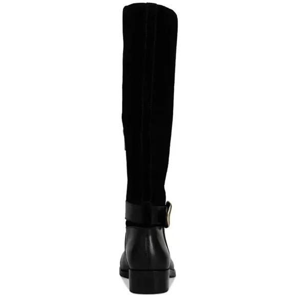 Vince Camuto Women's Samtry Knee High Riding Boots, Black Size 9M