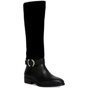 Vince Camuto Women's Samtry Knee High Riding Boots, Black Size 9M