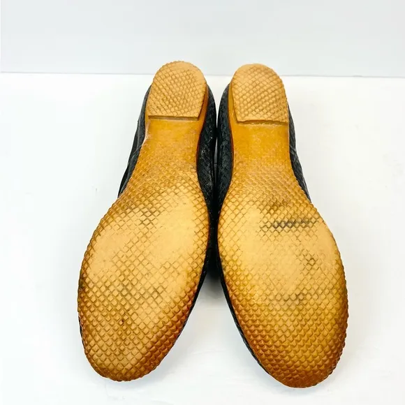Vintage BATA BIKER Cycling Shoes Sz 11- 11.5M Black &amp; Yellow Made In USA 70s 80S