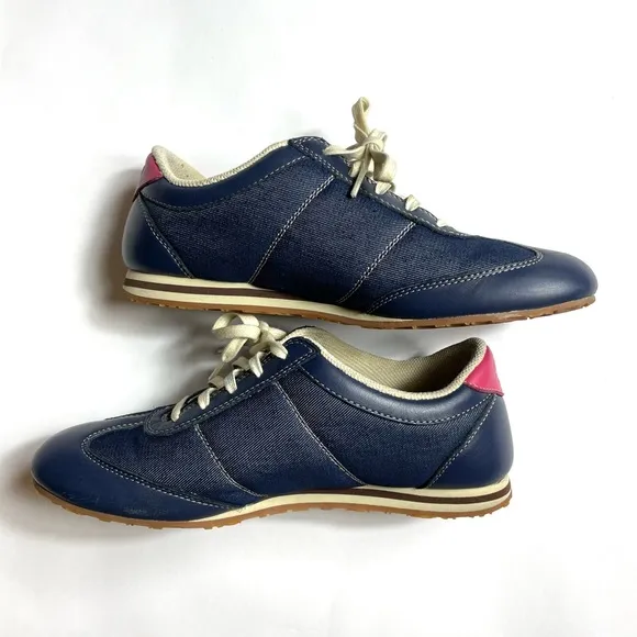 Vintage Coach denim sneakers