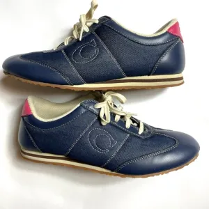 Vintage Coach denim sneakers