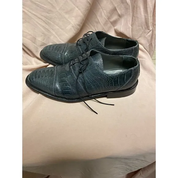 Vintage David Eden Snake Skin Dress Shoes Size 9