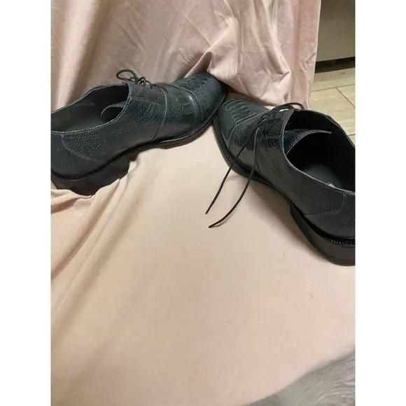Vintage David Eden Snake Skin Dress Shoes Size 9