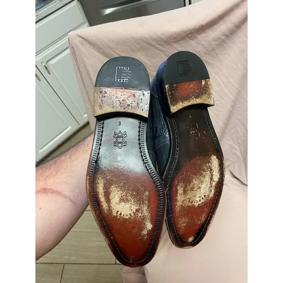 Vintage David Eden Snake Skin Dress Shoes Size 9