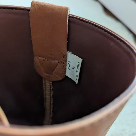 Vintage Dunham Leather Campus Mid Calf Western Boots