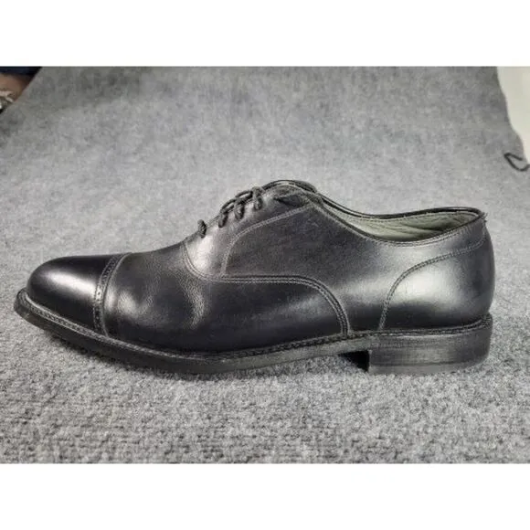 Vintage Footjoy Classics Oxford Dress Shoes Men Sz 11.5B Black Leather Formal US