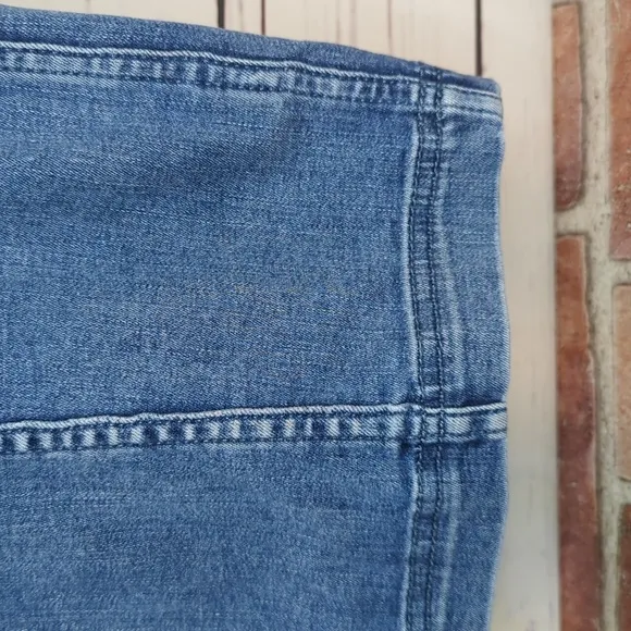 Vintage Free People Denim Jean Skirt Casual Modern Fitted Bodycon Femme 90's