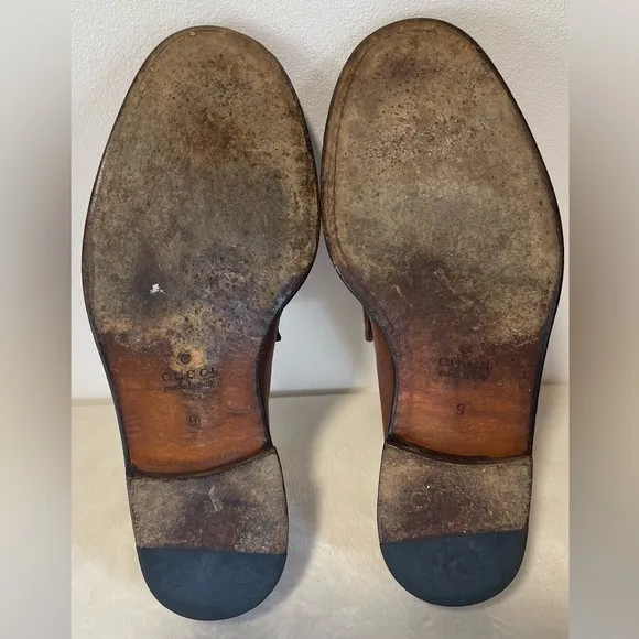 Vintage Gucci Horsebit Men’s Sz 9 Brown ( READ 👇🏼)