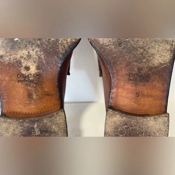 Vintage Gucci Horsebit Men’s Sz 9 Brown ( READ 👇🏼)