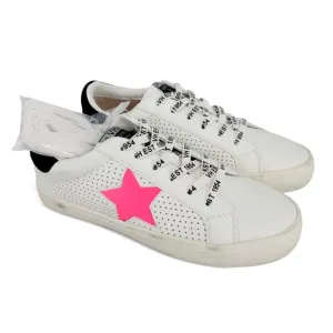 Vintage Havana Gadol Sneakers White Pink Star Womens Casual Stylish Low-Top 7