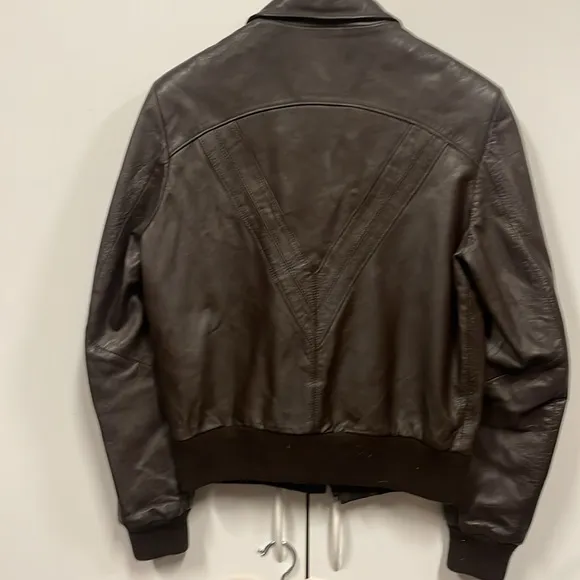 Vintage imperial leather jacket. Gorgeous condition.  Fall.  Winter.  38