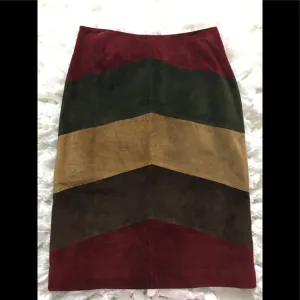 Vintage Lord &amp; Taylor Petites Leather Skirt