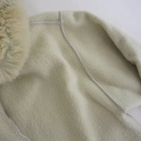 Vintage Lundstrom Laparka Canada 100% Wool Winter Liner Coat S