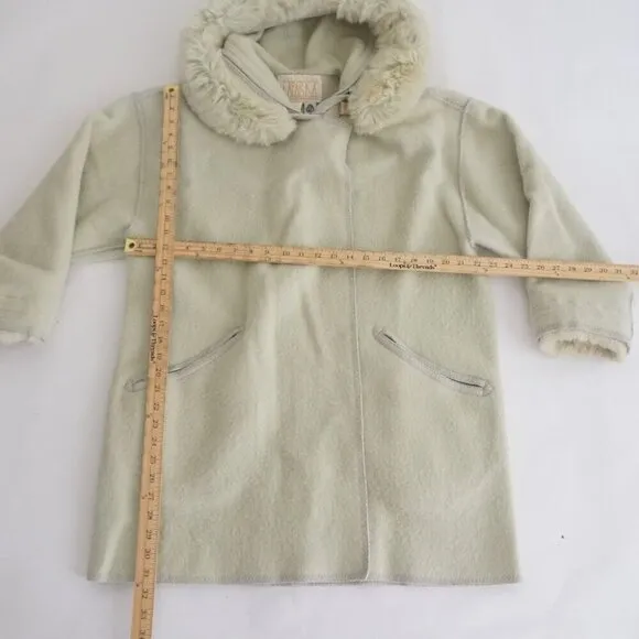Vintage Lundstrom Laparka Canada 100% Wool Winter Liner Coat S