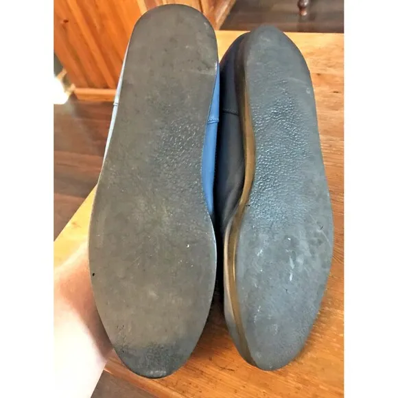 Vintage Playboy Shoes Casual Blue Leather Rare Unique Life Custom Osan Korea
