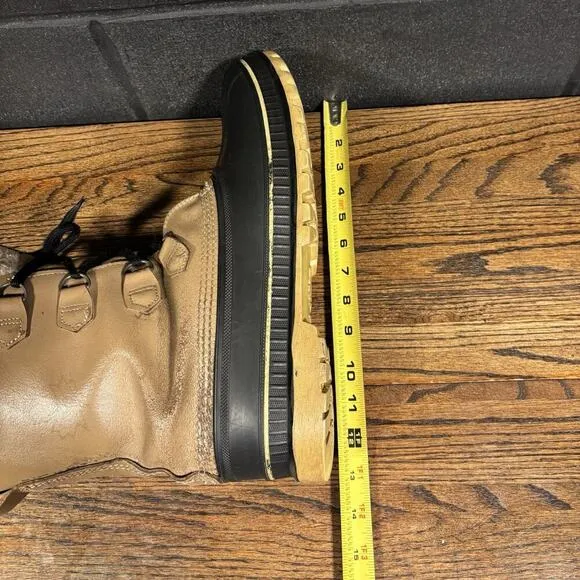Vintage Sorel Polar Arctic Brown Leather Duck Winter Boots Men’s 12 Made USA