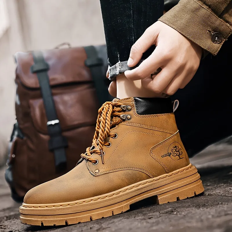 Vintage Style Men’s Hiking Boots