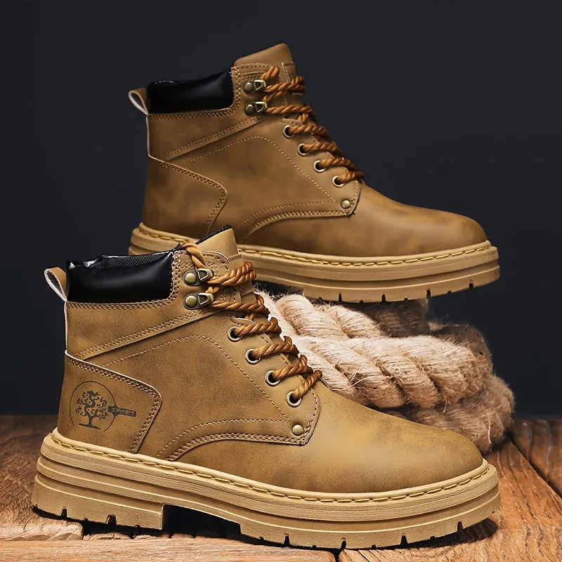 Vintage Style Men’s Hiking Boots