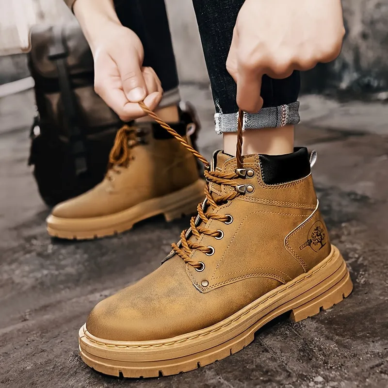 Vintage Style Men’s Hiking Boots
