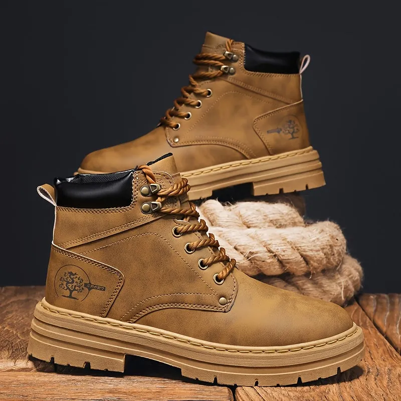 Vintage Style Men’s Hiking Boots