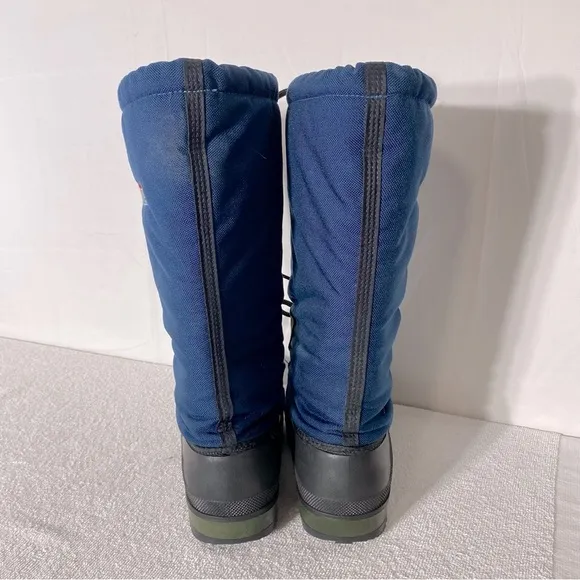 Vintage Wind River Blue Insulated Winter Boots 8