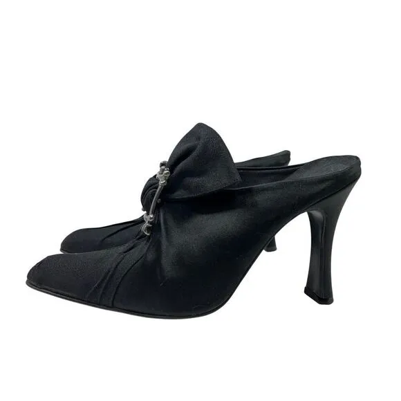 Vintage Witchy Whimsygoth High Heels Mules Micheal Perry Size 37 / 7
