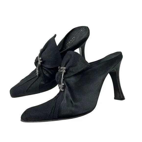 Vintage Witchy Whimsygoth High Heels Mules Micheal Perry Size 37 / 7