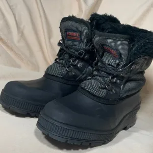 Vintage Woman’s Sorel Black Winter Boots - Size 8