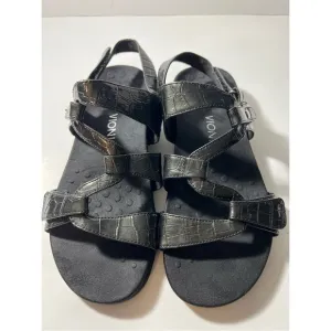 Vionic Black Strappy Sandals