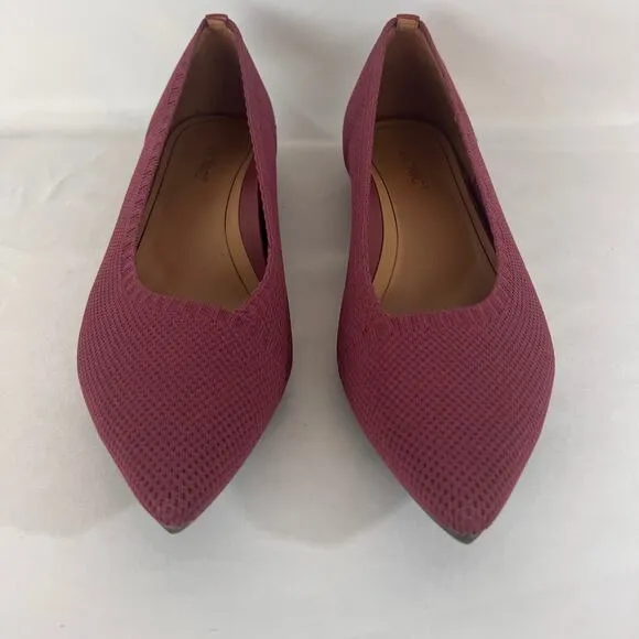 Vionic Dahila Women's Size 10 Ballet Flats Skimmer Knit Pointed Shoes