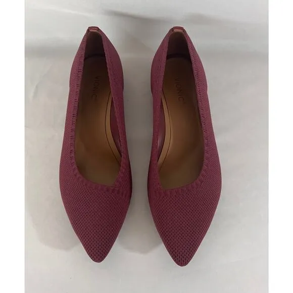 Vionic Dahila Women's Size 10 Ballet Flats Skimmer Knit Pointed Shoes