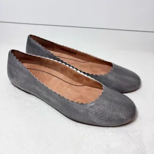Vionic Women's Julieta Ballet Flat Shadow Gray Size 12