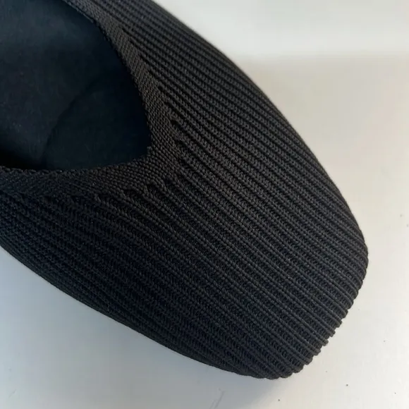VIVAIA Black Square Margot 2.0 Ballet Flats Women’s Size 10.5