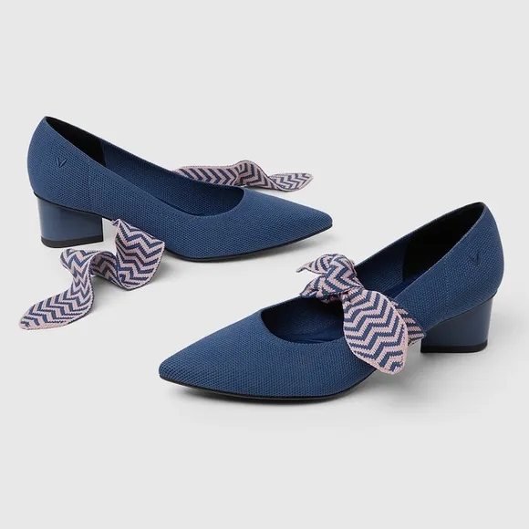 Vivaia Women's Pointed-Toe Mary Jane Heels size 41 EU