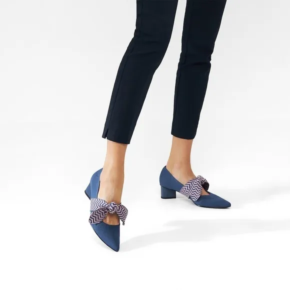Vivaia Women's Pointed-Toe Mary Jane Heels size 41 EU