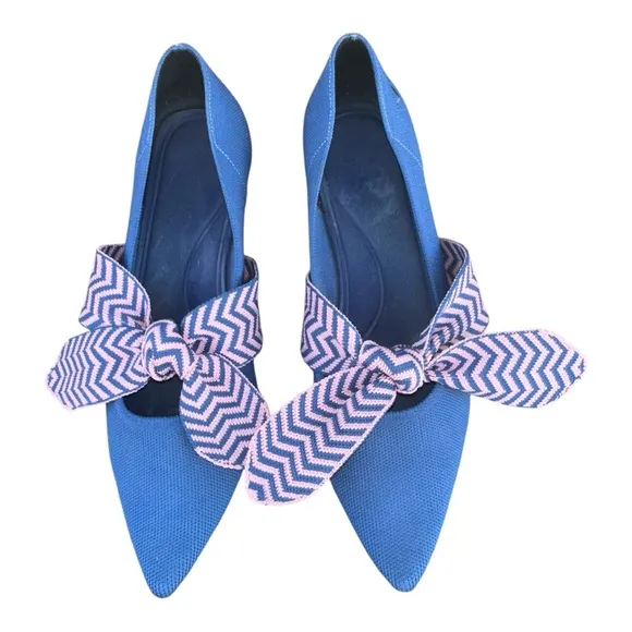 Vivaia Women's Pointed-Toe Mary Jane Heels size 41 EU