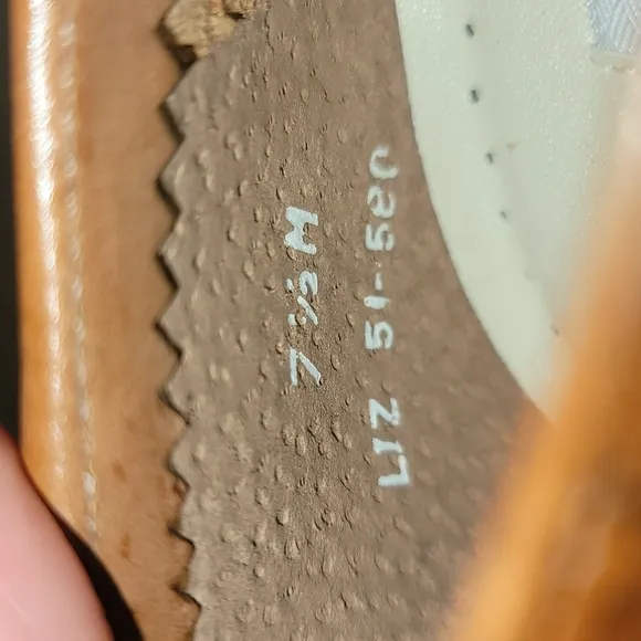 VTG Trotters loafers shoes brown 100% leather sz 7 NWOT