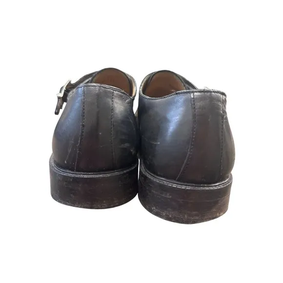 Wall &amp; Water mens black leather dress shoes oxfords Size 11 SKU 6844