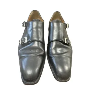 Wall &amp; Water mens black leather dress shoes oxfords Size 11 SKU 6844