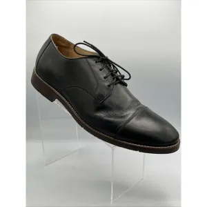 Wallin &amp; Bros Cap Toe Black Leather Lace Up Dress Shoes Size 12M Made in Brazil