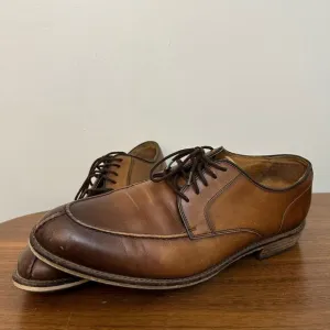Warfield &amp; Grand Sutton Brown Leather Derby Dress Shoes Men’s Size 11.5